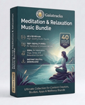 40-Hour Royalty-free Meditation & Relaxation Music Bundle (Incl. Global Lifetime Commercial Use License)
